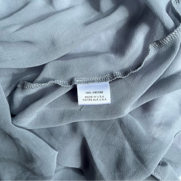 Misa Grey and Pink Floral Maxi Dress, Size XS - Picture 10 of 10